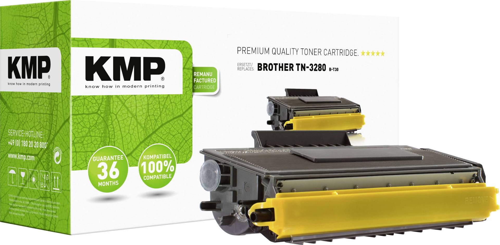 KMP Toner Brother TN-3280/TN3280 black 8000 S. B-T30 remanufactured KMP Toner Brother TN-3280/TN3280 black 8000 S. B-T30 remanufactured von KMP Printtechnik AG