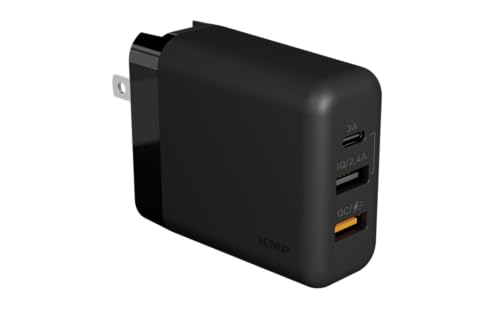 KMP 30W Multiport Travel Charger Black von KMP know how in modern printing