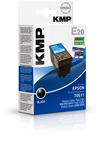 KMP E20 Tintenpatrone schwarz ersetzt Epson S020189 / T051140 von KMP know how in modern printing
