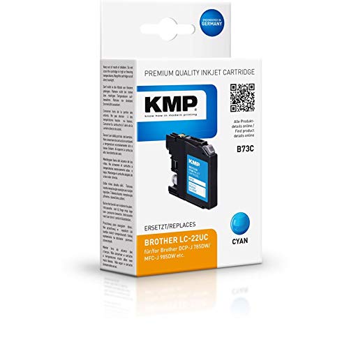 KMP Ink Cartridge for Brother LC22UC 1200 Page B73C Cyan Refilled KMP Ink Cartridge for Brother LC22UC 1200 Page B73C Cyan Refilled von KMP know how in modern printing