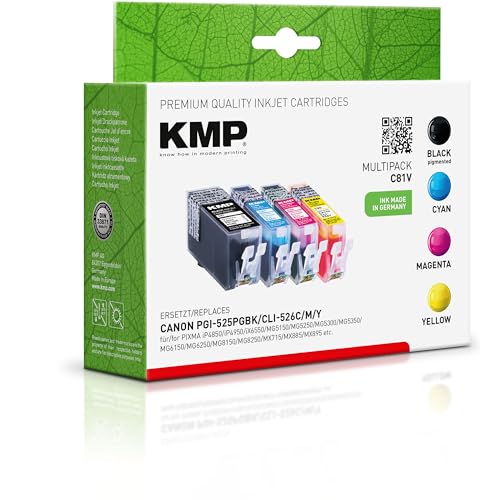 KMP Multipack für Canon PIXMA MG8150, C81V von KMP know how in modern printing
