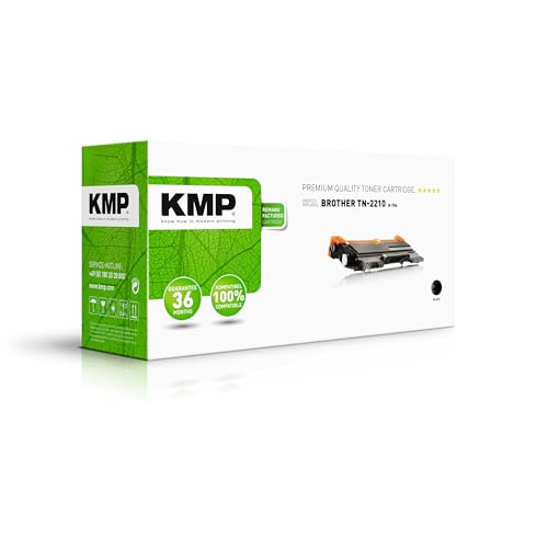 KMP Toner für Brother TN2210 Black von KMP know how in modern printing