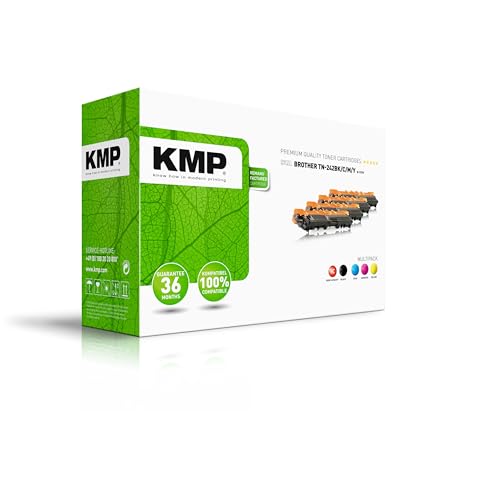 KMP Toner für Brother TN242BK, TN242C, TN242M, TN242Y Triplepack von KMP know how in modern printing