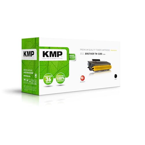 KMP Toner für Brother TN3280 Black von KMP know how in modern printing