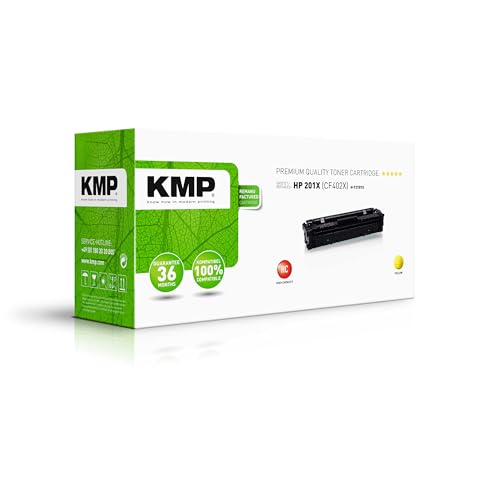 KMP Toner passend für HP 201X (CF402X) - für HP Color Laserjet Pro M252dw, M252n, M274DN, M274n, etc. von KMP know how in modern printing
