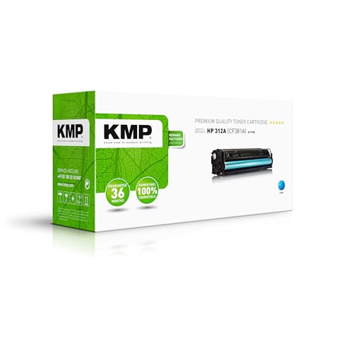 KMP Toner für HP 312A Cyan (CF381A) von KMP know how in modern printing