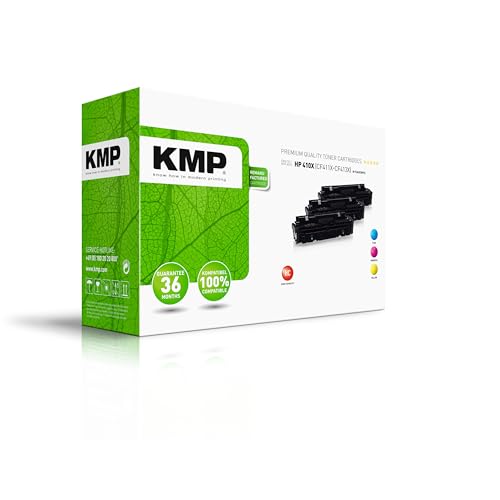 KMP Toner für HP 410X (CF411X, CF413X, CF412X) Multipack von KMP know how in modern printing