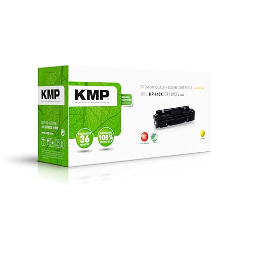 KMP Toner für HP 410X Yellow (CF412X) von KMP know how in modern printing