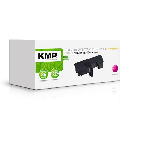 KMP Toner für Kyocera TK5240M Magenta (1T02R7BNL0) von KMP know how in modern printing