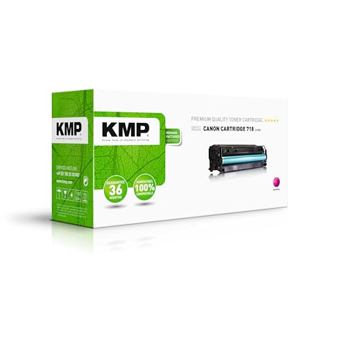 KMP Toner passend für Canon Cartridge 718M Magenta für - Canon i-SENSYS LBP 7200/ LBP 7600/ MF 720 / MF 8300 / MF 8500 Series etc. von KMP know how in modern printing