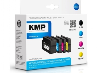 KMP 1747,4005, Hohe (XL-) Ausbeute, Tinte auf Farbstoffbasis, 55 ml, 90 ml, 2300 Seiten, Multipack von KMP