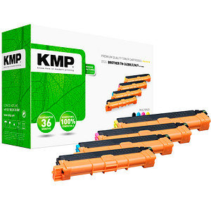 KMP B-T09M  schwarz, cyan, magenta, gelb Toner kompatibel zu brother TN243BK/C/M/Y, 4er-Set von KMP