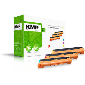 KMP B-T125X  cyan, magenta, gelb Toner kompatibel zu brother TN-247C/M/Y, 3er-Set von KMP