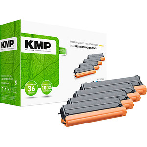 KMP B-T98V  schwarz, cyan, magenta, gelb Toner kompatibel zu brother TN421BK/C/M/Y, 4er-Set von KMP