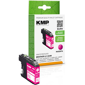 KMP B62MX  magenta Druckerpatrone kompatibel zu brother LC-223M von KMP