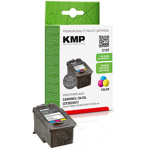 KMP C137 color Druckerpatrone kompatibel zu Canon CL-561XL KMP C137 color Druckerpatrone kompatibel zu Canon CL-561XL von KMP