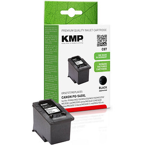KMP C87  schwarz Druckkopf kompatibel zu Canon PG-540XL von KMP