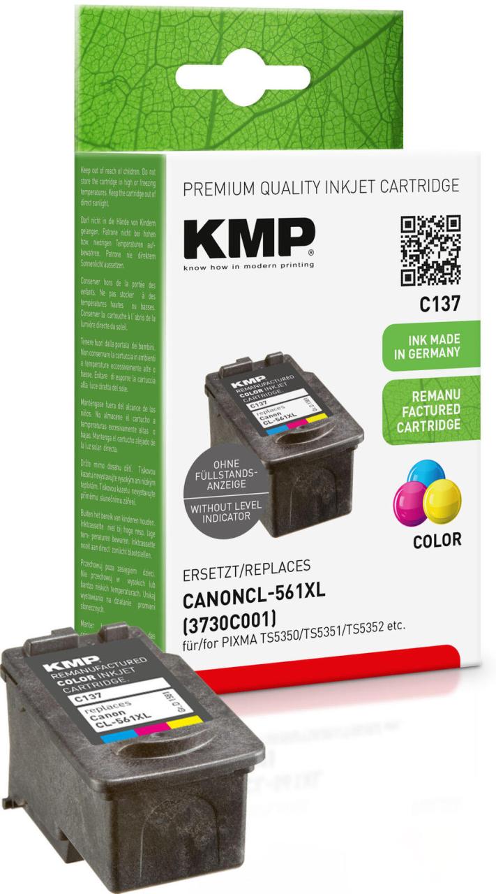 KMP Druckerpatrone C137 color kompatibel zu Canon CL-561XL KMP Druckerpatrone C137 color kompatibel zu Canon CL-561XL von KMP