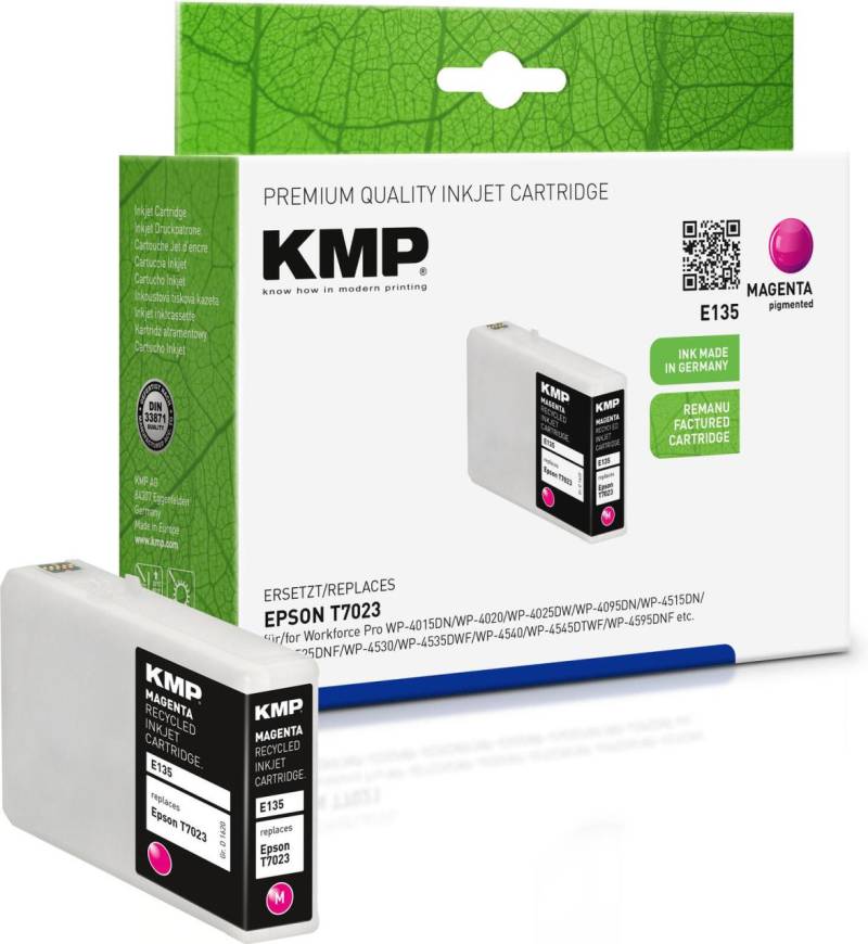 KMP Druckerpatrone E135 magenta kompatibel zu EPSON T7023XL von KMP