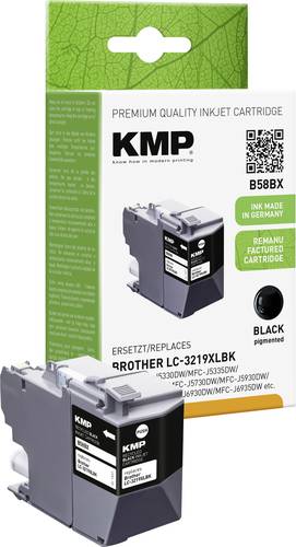 KMP Druckerpatrone ersetzt Brother LC-3219XLBK Kompatibel Schwarz B58BX 1537,4001 von KMP
