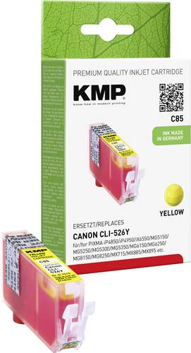 KMP Druckerpatrone ersetzt Canon CLI-526Y Kompatibel Gelb C85 1515,0009 von KMP