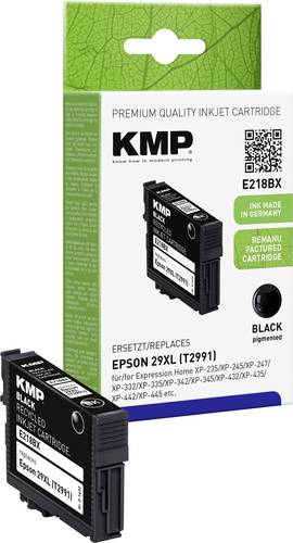 KMP Druckerpatrone ersetzt Epson 29XL, T2991 Kompatibel Schwarz E218BX 1632,4001 von KMP