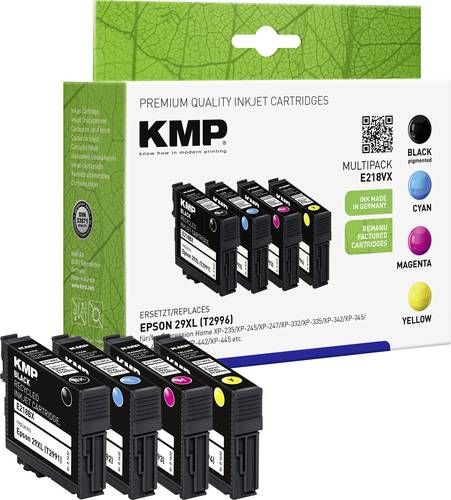 KMP Druckerpatrone ersetzt Epson 29XL, T2996, T2991, T2992, T2993, T2994 Kompatibel Kombi-Pack Schwa von KMP