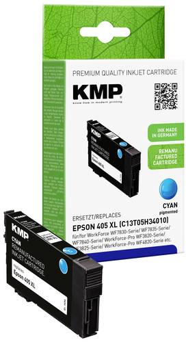 KMP Druckerpatrone ersetzt Epson 405XL, T05H2 Kompatibel Cyan 1656,4003 von KMP