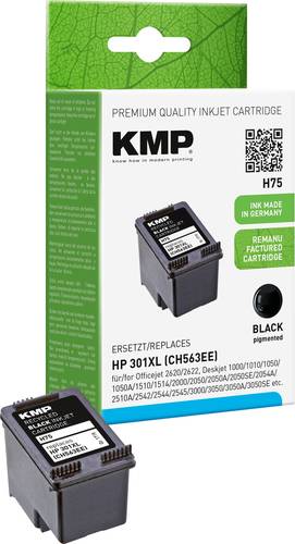 KMP Druckerpatrone ersetzt HP 301XL, CH563EE Kompatibel Schwarz H75 1719,4001 von KMP