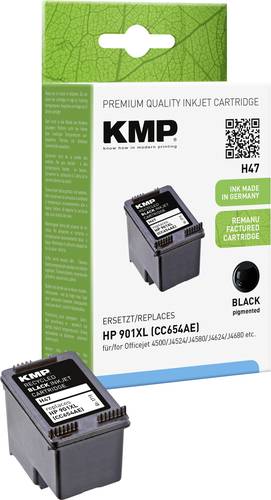 KMP Druckerpatrone ersetzt HP 901XL, CC654AE Kompatibel Schwarz H47 1711,4541 von KMP