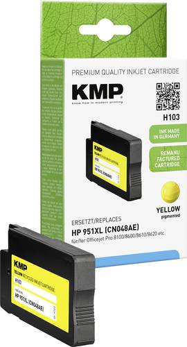 KMP Druckerpatrone ersetzt HP 951XL, CN048AE Kompatibel Gelb H103 1723,4009 von KMP