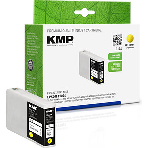 KMP E136  gelb Druckerpatrone kompatibel zu EPSON T7024XL von KMP