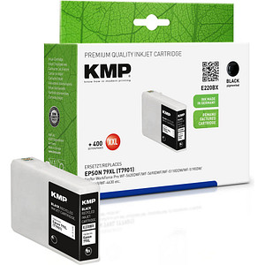 KMP E220BX  schwarz Druckerpatrone kompatibel zu EPSON T7901XL von KMP