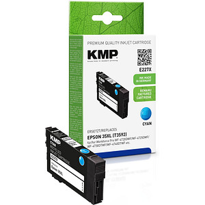 KMP E227X cyan Druckerpatrone kompatibel zu EPSON 35XL / T3592XL KMP E227X cyan Druckerpatrone kompatibel zu EPSON 35XL / T3592XL von KMP
