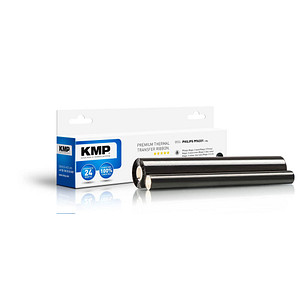 KMP F-P4 schwarz Thermo-Druckfolie kompatibel zu PHILIPS PFA-331, 1 Rolle von KMP