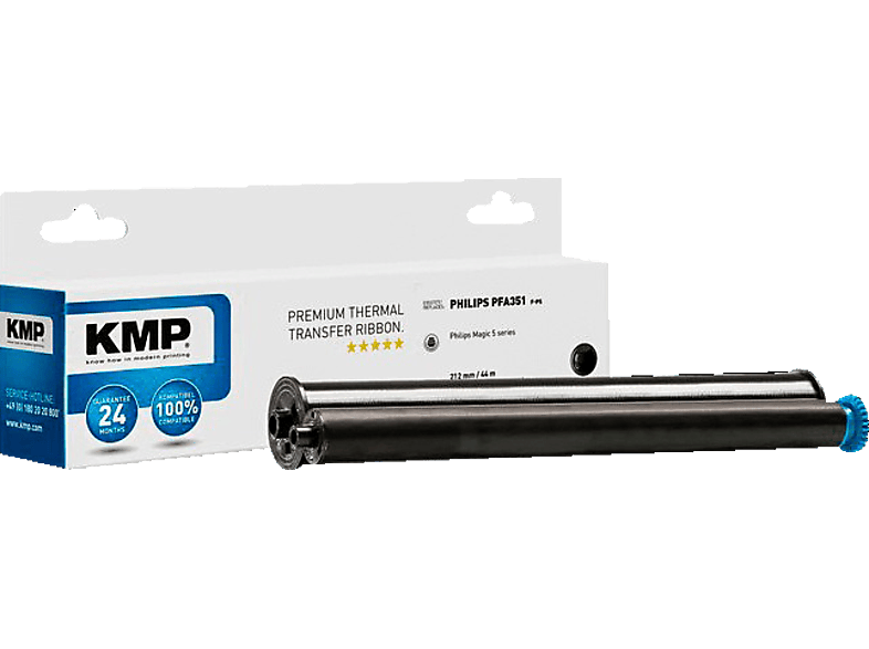 KMP F-P5 Thermo-Transfer-Rolle Schwarz von KMP