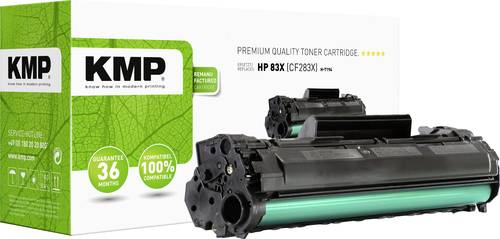 KMP Toner ersetzt HP 83X, CF283X Kompatibel Schwarz 2300 Seiten H-T194 2526,3000 von KMP