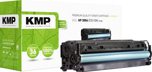 KMP Toner ersetzt HP 305A, CE410A Kompatibel Schwarz 2200 Seiten H-T196 1233,0000 von KMP