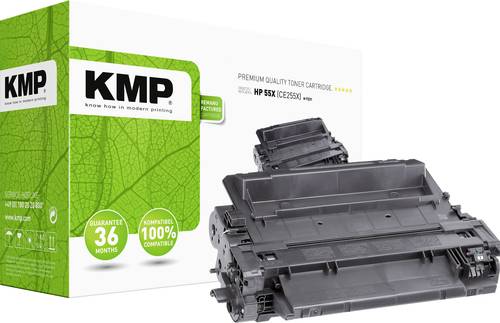 KMP H-T231 Tonerkassette ersetzt HP 55X, CE255X Schwarz 12500 Seiten Kompatibel Toner von KMP