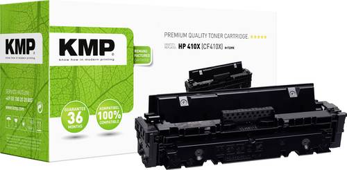 KMP Toner ersetzt HP 410X, CF410X Kompatibel Schwarz 6500 Seiten H-T239X 2538,3000 von KMP