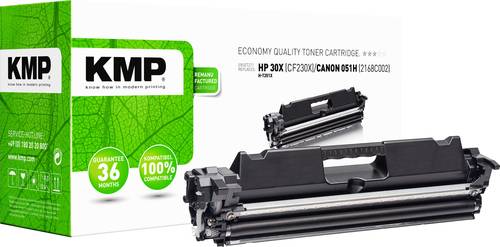 KMP Toner ersetzt HP 30XBK Kompatibel Schwarz H-T251X 2543,4300 von KMP