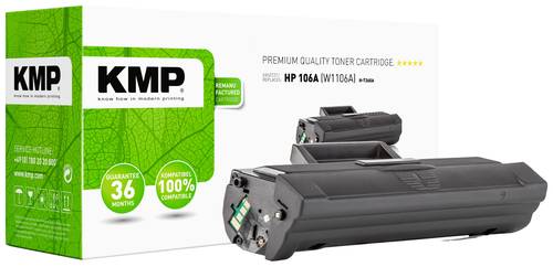 KMP H-T260A Toner ersetzt HP 106A (W1106A) Schwarz 1000 Seiten Kompatibel Toner von KMP
