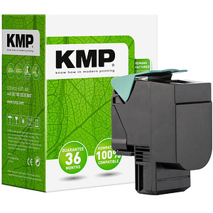 KMP L-T112BK  schwarz Toner kompatibel zu LEXMARK 80C0S10/80C2SK0/E/80C20K0/E von KMP