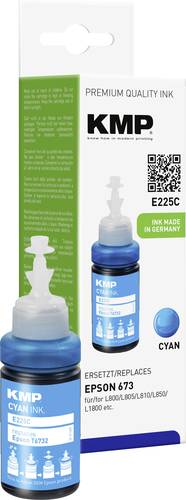 KMP Nachfülltinte ersetzt Epson T6732 Kompatibel Cyan E225C 1639,0003 von KMP