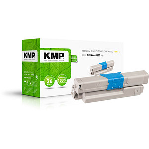 KMP O-T27  schwarz Toner kompatibel zu OKI 44469803 von KMP