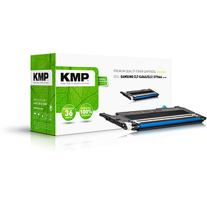 KMP SA-T90  cyan Toner kompatibel zu SAMSUNG CLT-C404S (ST966A) von KMP