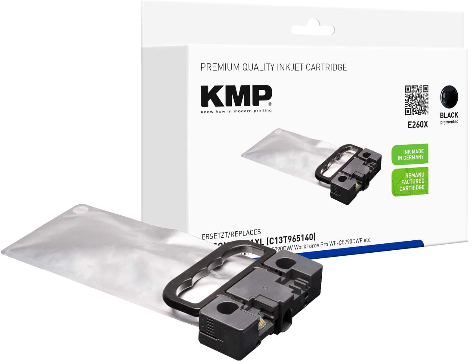 KMP Tinte E260X für Epson T9651 schwarz von KMP