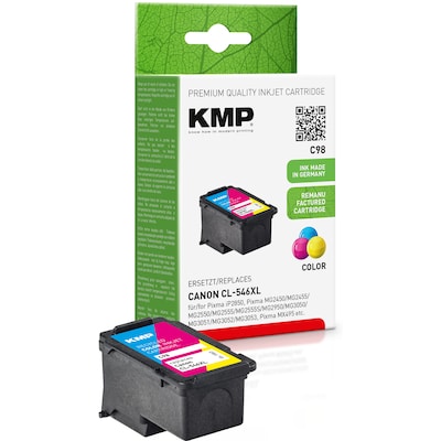 KMP Tintenpatrone Farbig ersetzt Canon CL-546XL (8288B001) von KMP