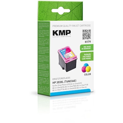KMP Tintenpatrone Farbig ersetzt HP 303XL (T6N03AE) von KMP