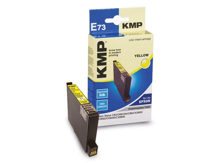 KMP Tintenpatrone kompatibel zu EPSON, gelb, 400 Seiten von KMP